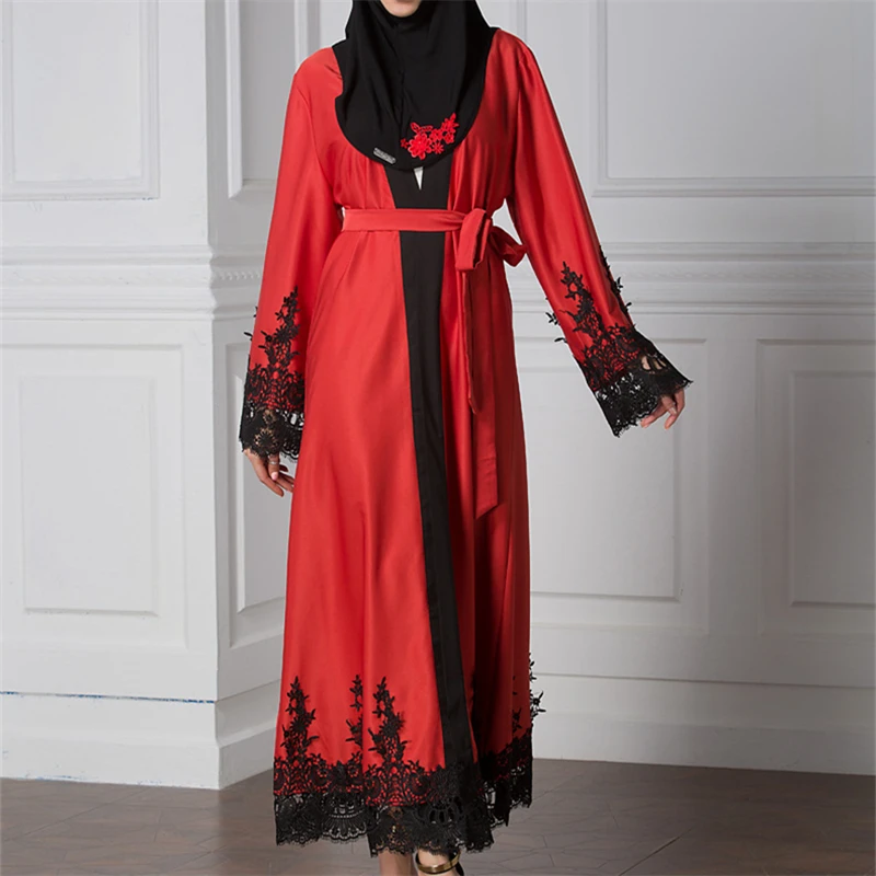 Бренд мусульманская Мода 2020 платье с принтом ткань кафтан Синий халат винтажный