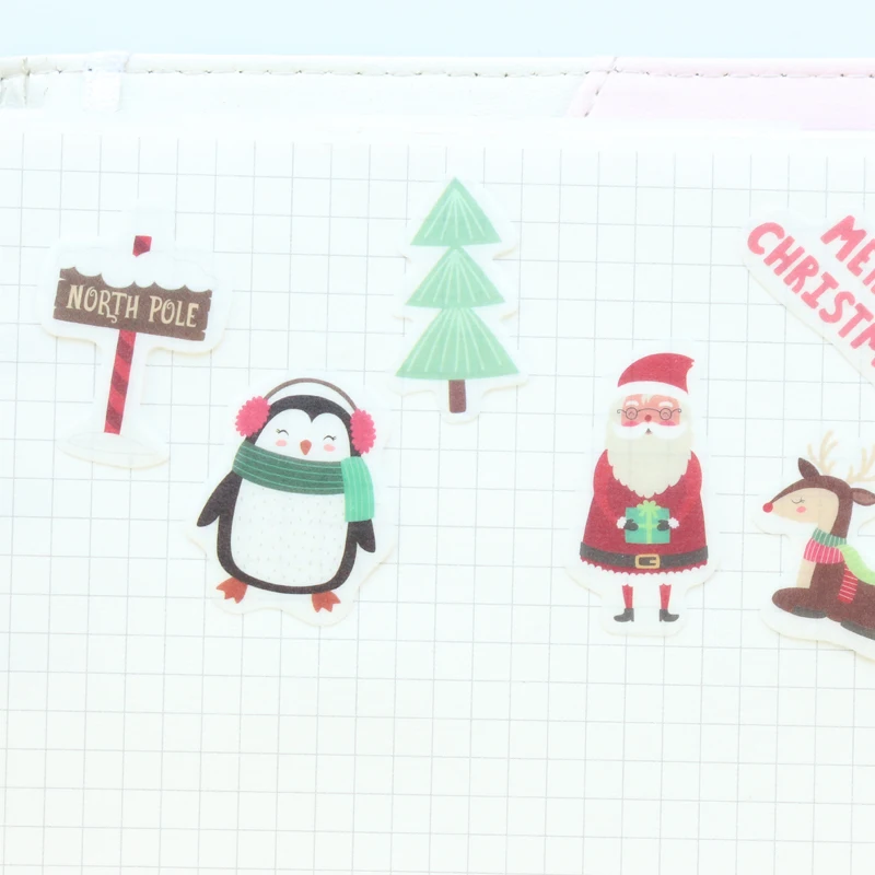 Domikee конфеты kawaii Мультфильм школьник Рождество тема украшения DIY бумажные