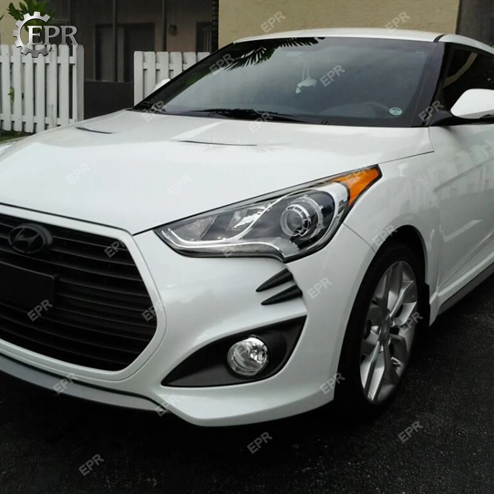 FRP дьявол Когти для Hyundai велостер турбо стекло волокно передний бампер Canard (4 шт.)