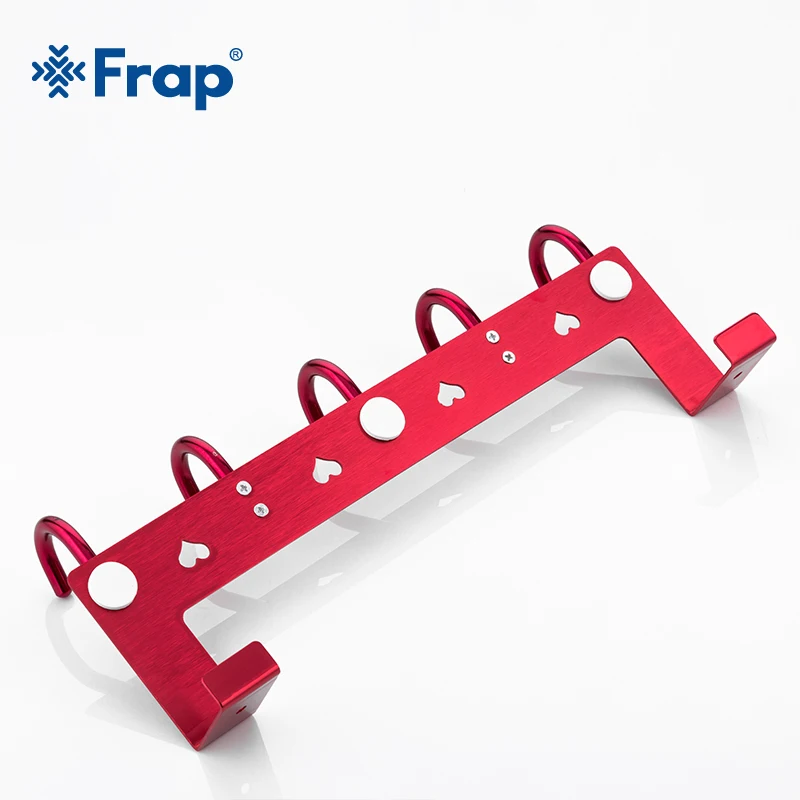 Frap Новое поступление красный крючок для одежды на дверь домашнее пространство