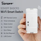 Умный выключатель SONOFF BASIC R3 с поддержкой Wi-Fi, таймер светильник, приложениеLANГолосовое управление, режим сделай сам, работает с Alexa Google Home