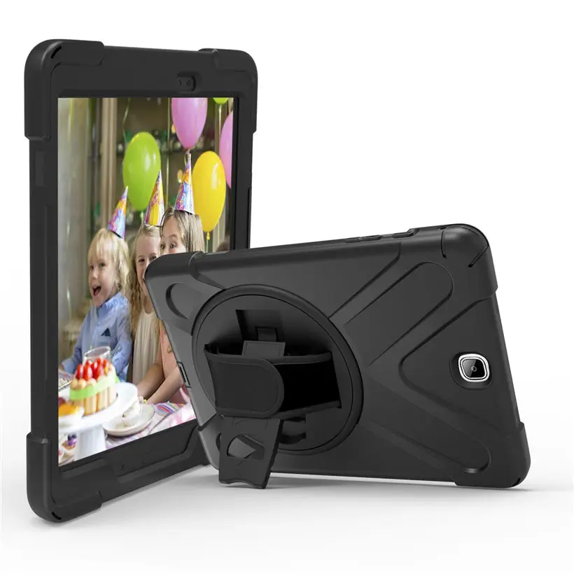Силиконовый + ручной пластиковый чехол для Samsung Galaxy Tab A 10. 0 SM-T550 T555 T550 детский