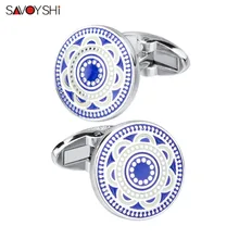 Роскошные мужские запонки SAVOYSHI для рубашки высококачественные с