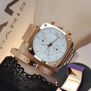 Часы унисекс из стали и кожи, с квадратным циферблатом, водонепроницаемые