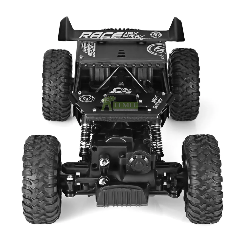 Flytec RC автомобили 9118 1:18 сплав 2 4G 4WD высокая скорость скалолазания Рок гоночный