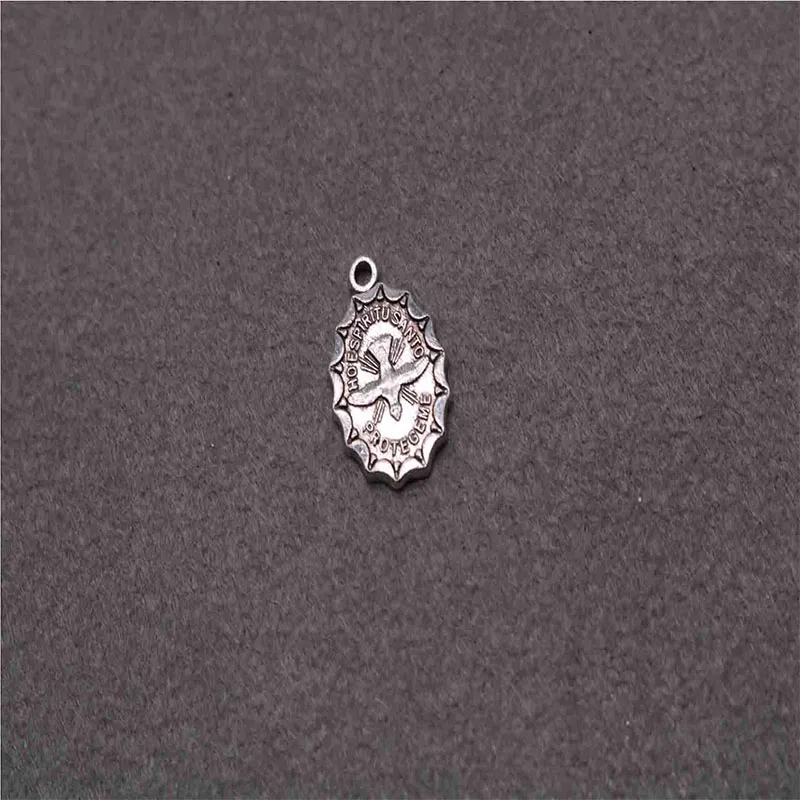 Religious Peace Dove Icon Charm Mini Medal Bird Pendant.10pcs | Украшения и аксессуары