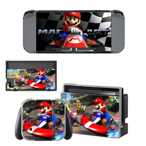 YSNS0388 Mario Kart 8 nintendo switch Skin Nintend Switch Vinilo наклейка для nintendo Switch NS консоль Joy-con контроллер - Цвет: YSNS0388