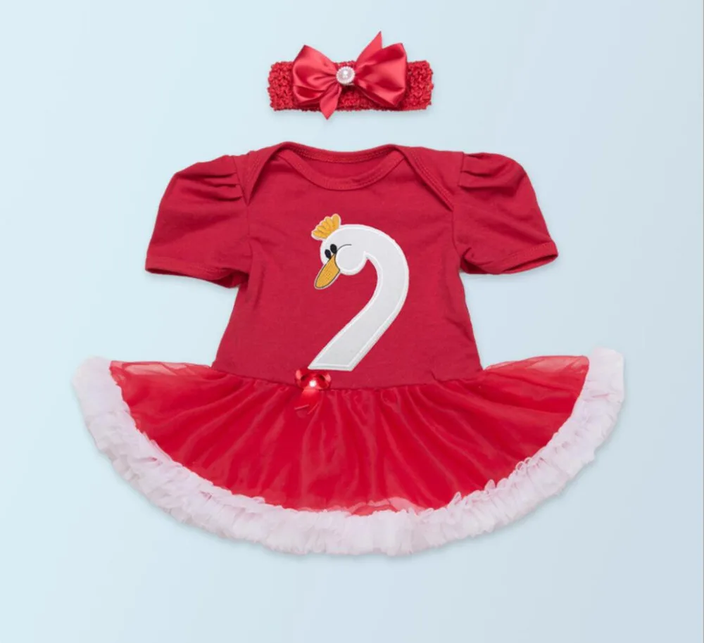 Комплект из 2 предметов Одежда для новорожденных девочек черно-белое красное