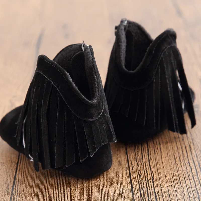 Pudcoco/весенне осенняя однотонная обувь для маленьких девочек ботинки на мягкой