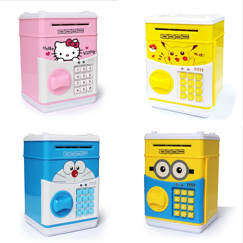 Копилка Мини ATM экономия денег пароль безопасный Смарт деньги монета электронная
