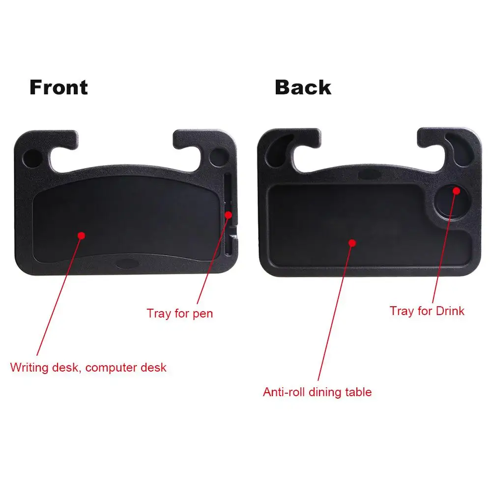 Car Multi-function Computer Table Working Steering Wheel Chair Back Dining |