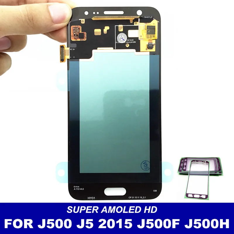 AMOLED LCD для Samsung Galaxy J5 2015 j500 J500F J500G J500M J500H дисплей 20 контактов сенсорный дигитайзер