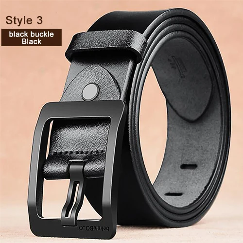8868A2Black-2 Дизайнерские ремни мужские модные повседневные Высококачественные винтажные ремни для мужчин кожаный ремень мужской ремень из натуральной кожи мужские ковбойские 8868 - Цвет: 8868A2Black-2