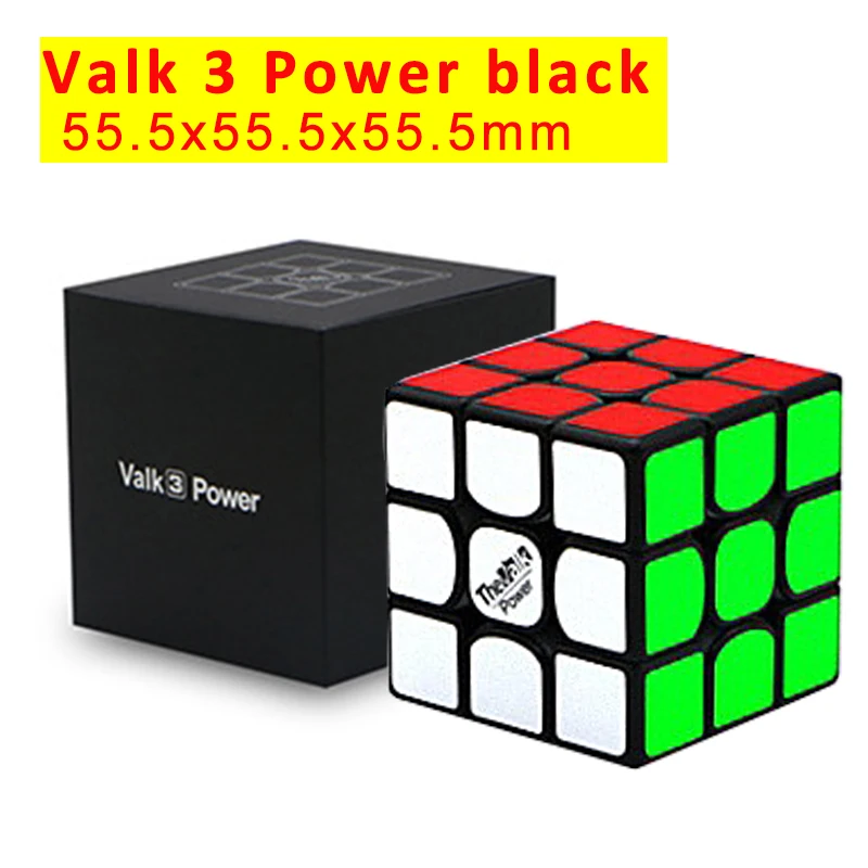 valk 3 power black Настоящий Oyuncak Valk 3 power M куб 3x3 мини размер скорость Qiyi соревнования Кубики Игрушки Wca головоломка магические магниты Cubo - Цвет: valk 3 power black