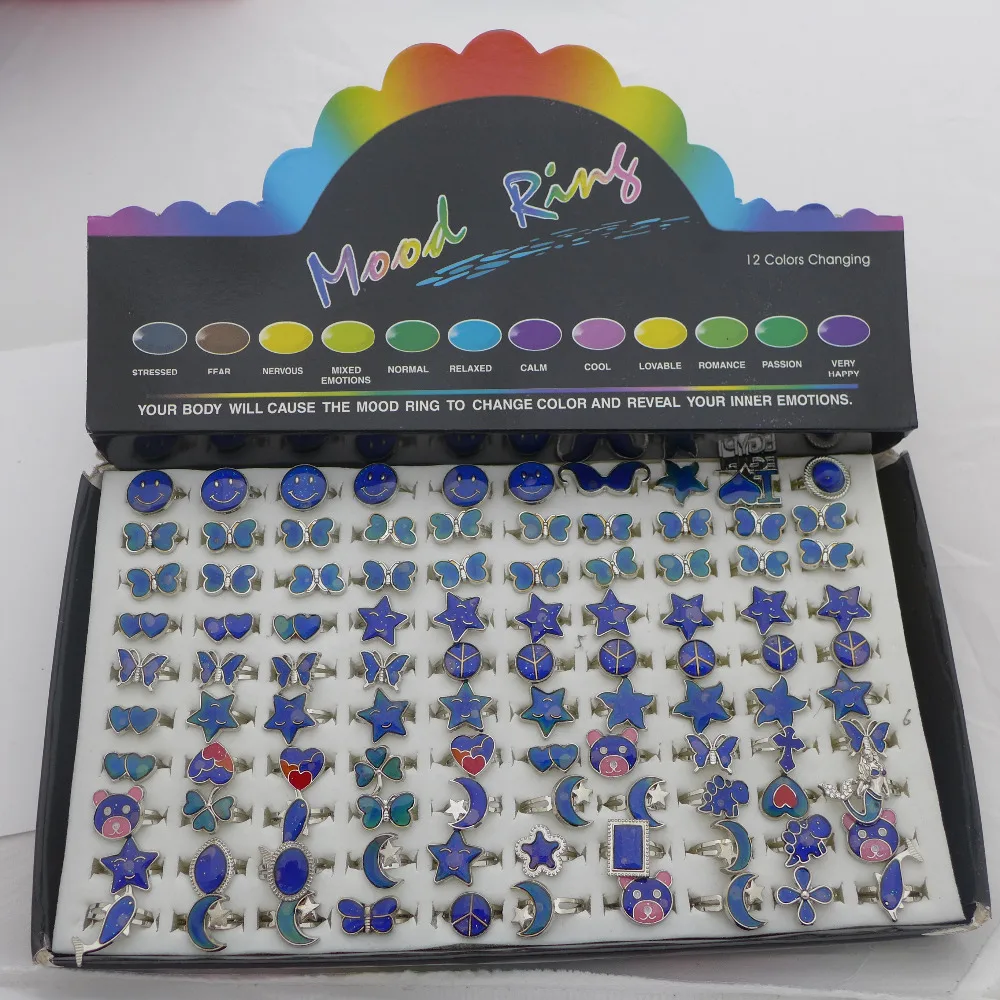 mood ring new arrival mixed style Free Shipping adjustable 17~19mm 100pcs/lot color changed according to hot sale | Украшения и