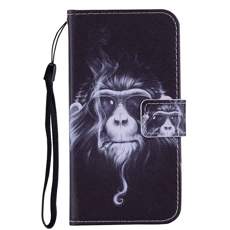 Chimpanzee Милый кошелек с рисунком кота для Nokia 3,1 5,1 6,1 7,1 6 чехол для Nokia 2 3 5 чехол для телефона iPhone XS Max Xr X 7 8 Plus - Цвет: Chimpanzee