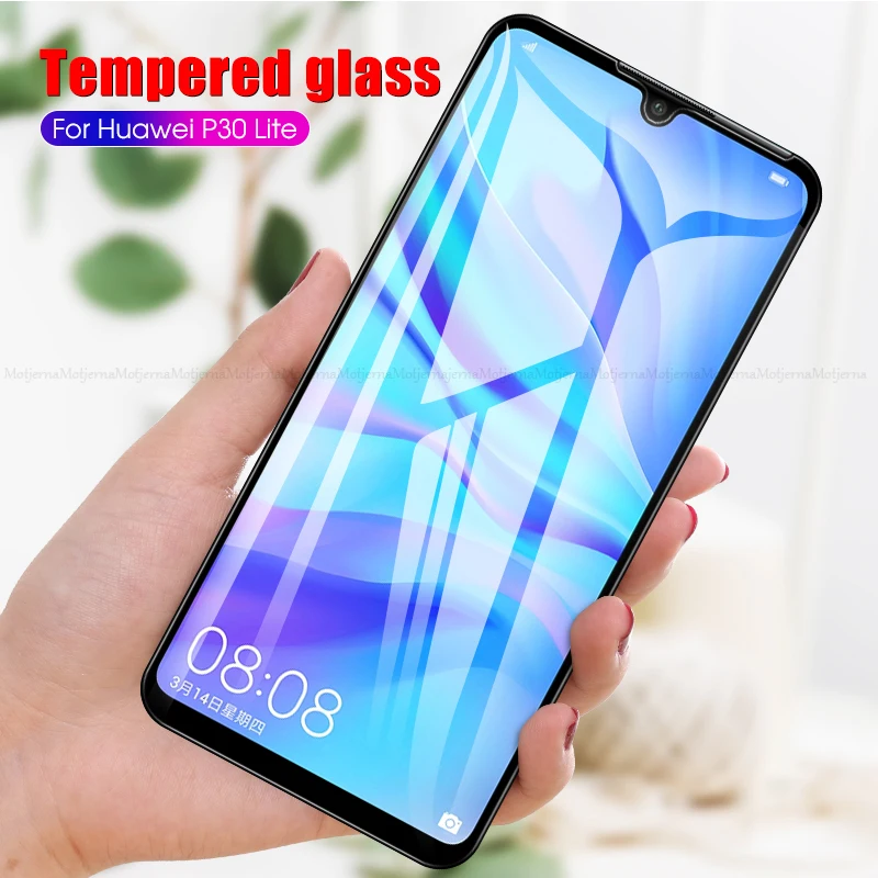Полное покрытие из закаленного стекла для huawei P30 P 30 Lite Защитная стеклянная передняя пленка для huawei P30 Lite MAR-LX1M MAR-LX1A стекло