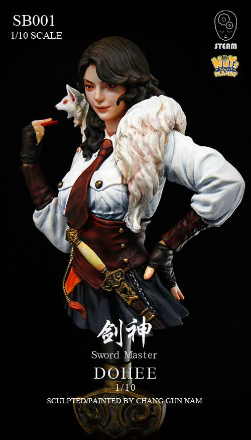 [Loong Way Miniatures] орешки планеты меч мастер Дохи Бюст Смолы миниатюрный|Аксессуары