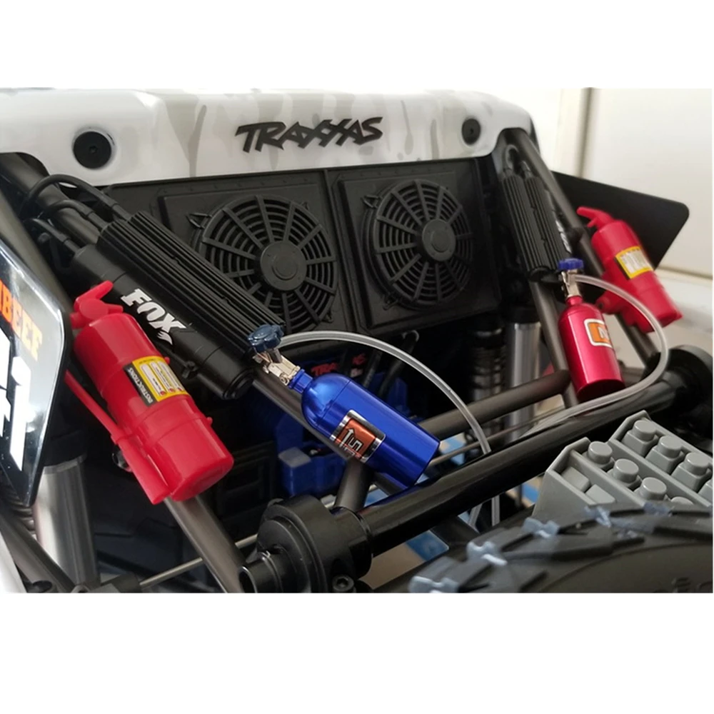 Манекен NOS газовый бак с шлангом для 1/7 Traxxas неограниченная пустыня Racer UDR и Ford Bronco