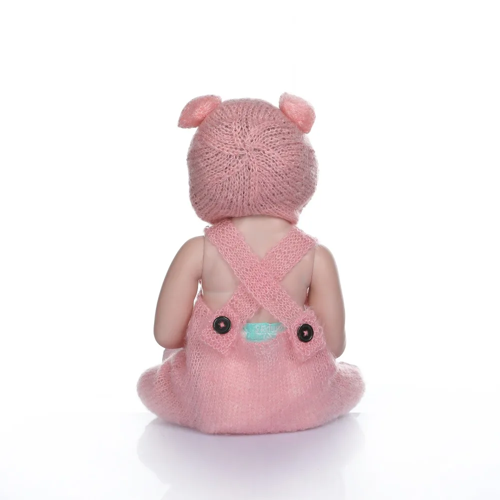 NPK 48 см bebe Кукла reborn triplets милый, для новорожденных кукла Ручная детальная живопись pinky look полный корпус силикон