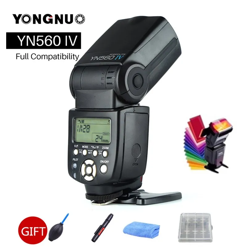 Беспроводная вспышка YONGNUO YN560 IV YN560IV 2 4 ГГц встроенный приемопередатчик для камер