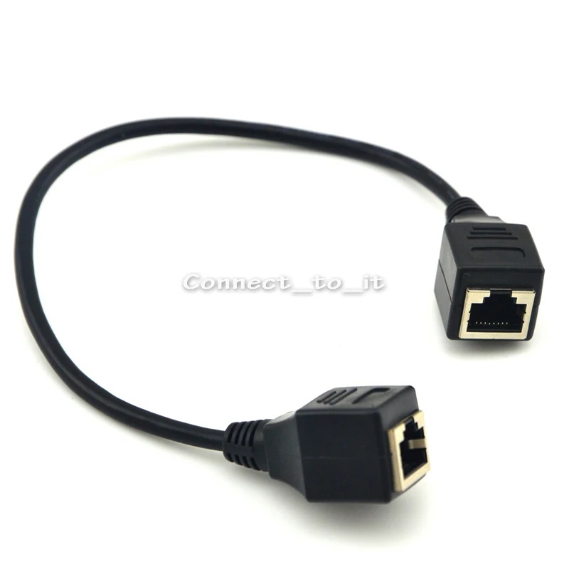 Ethernet LAN RJ45 сетевой разъем Гнездовой к гнезду Адаптерный кабель 30 см |