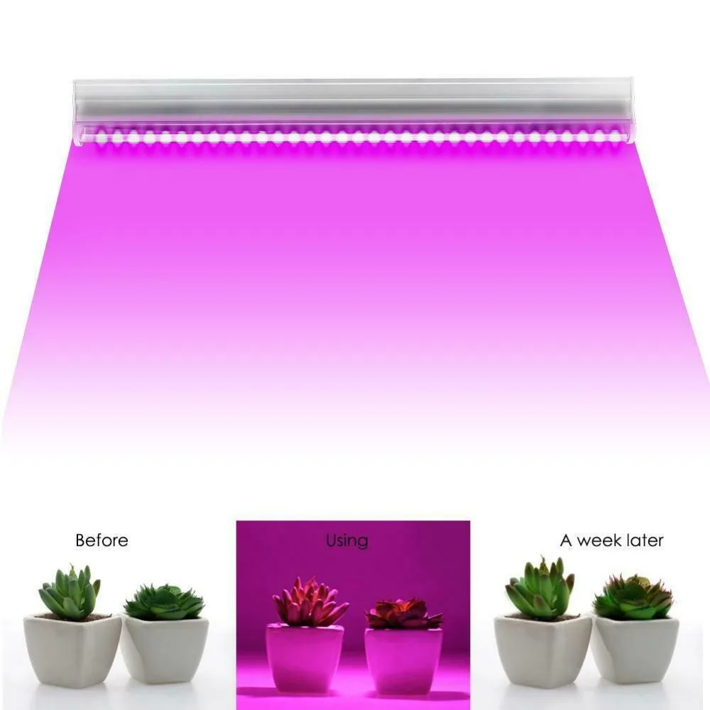 Full Spectrum Led полный спектр светильник T5 трубки комнатное растение растет 2835
