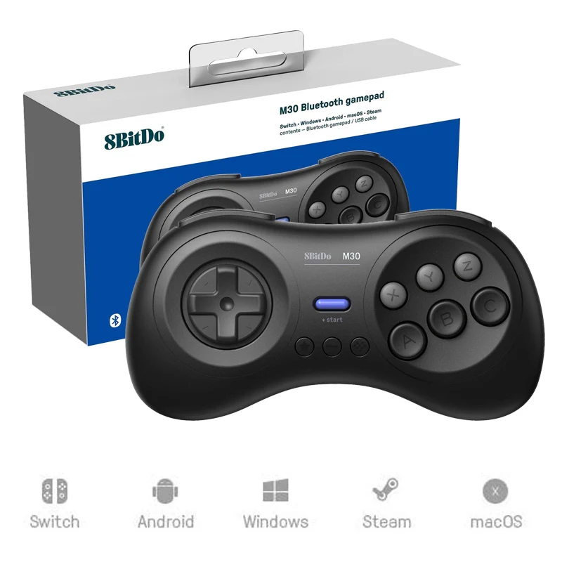 8 битдо M30 Bluetooth геймпад для Sega Genesis Mega Drive Стиль Nintendo Switch macOS Android паровой Xiaomi