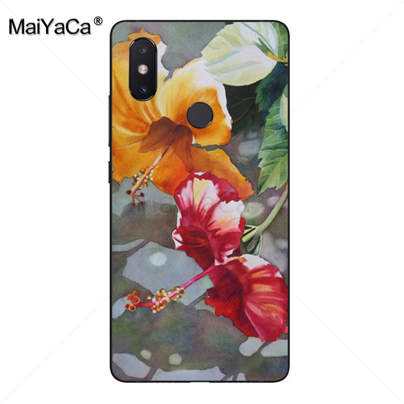 Крутой чехол MaiYaCa для телефона с акварельными цветами лотосами и лавандой xiaomi mi 8se