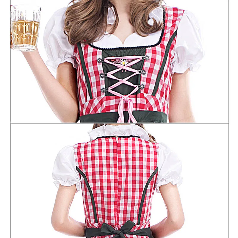 Костюм для косплея Cosroad Oktoberfest женское платье баварский Октоберфест фестиваль
