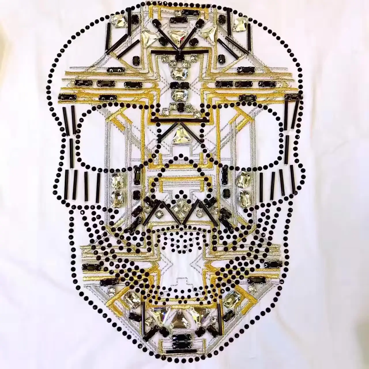 2017 новый высококачественный женщин с коротким рукавом о-образным вырезом алмаз