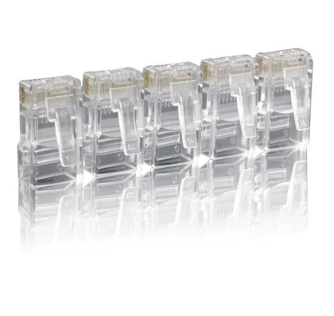 10 шт./лот 8Pin RJ45 8P8C модульный разъем сетевой штекер интернет-разъем 8P8C
