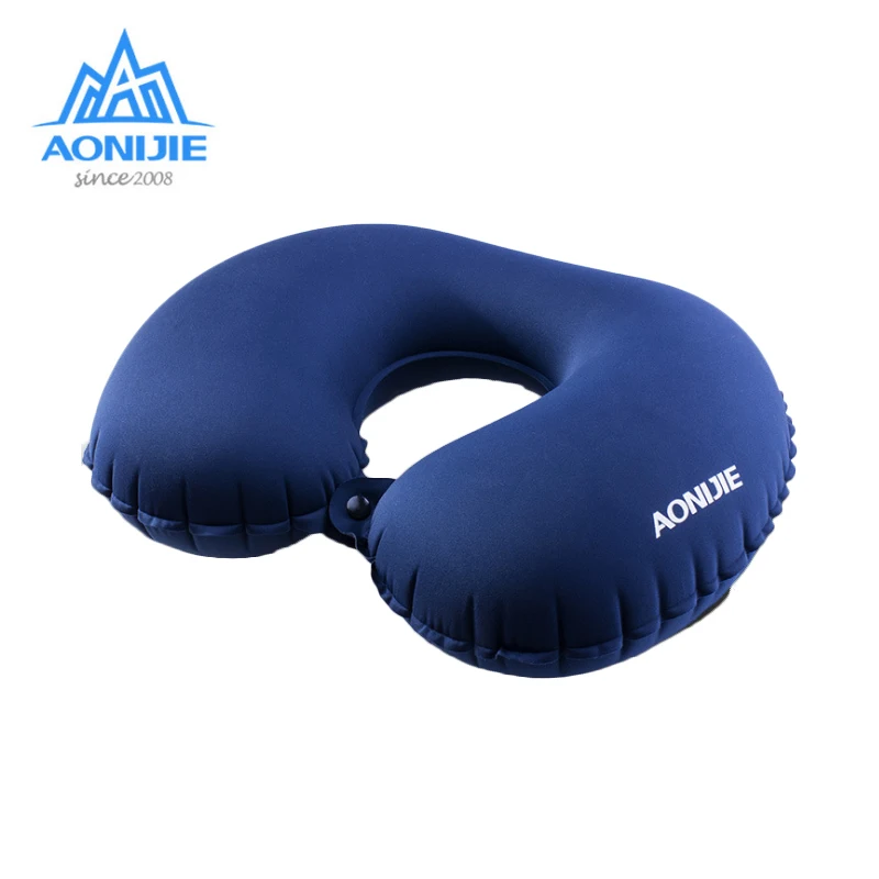 

AONIJIE Camping Mat Portable U Shape Inflatable Pillow Sleeping Gear Travel Cushion Soft Neck Protective HeadRest Plane Pillow