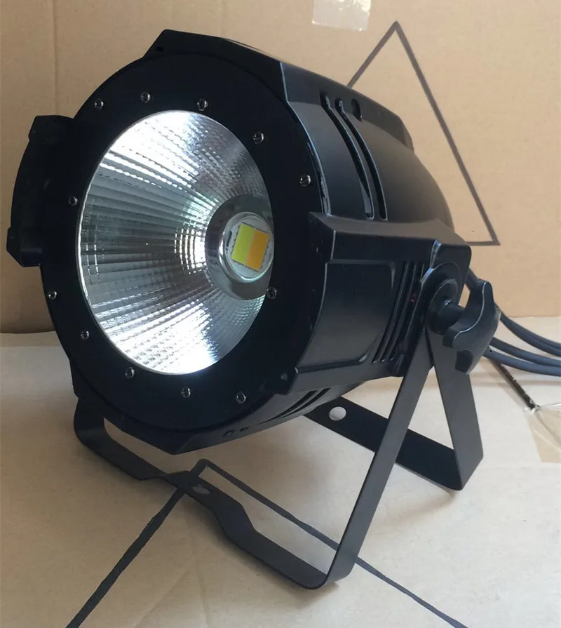 4 шт./лот 100 Вт теплый белый цвет 2 в 1 cob светодиодный светильник dmx512 Дискотека dj