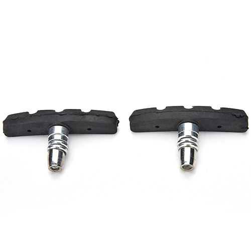 

1 Pair Rubber And Steel MTB Mountain Bike Road Bicycle Cycling Braking V-Brake V Brake Pads Blocks Holders Durable Rubber Shoes