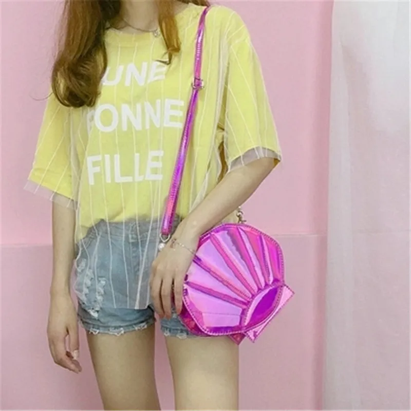 Молочный медведь модный дизайн mew лазерная Милая оболочка сумка на плечо клатч