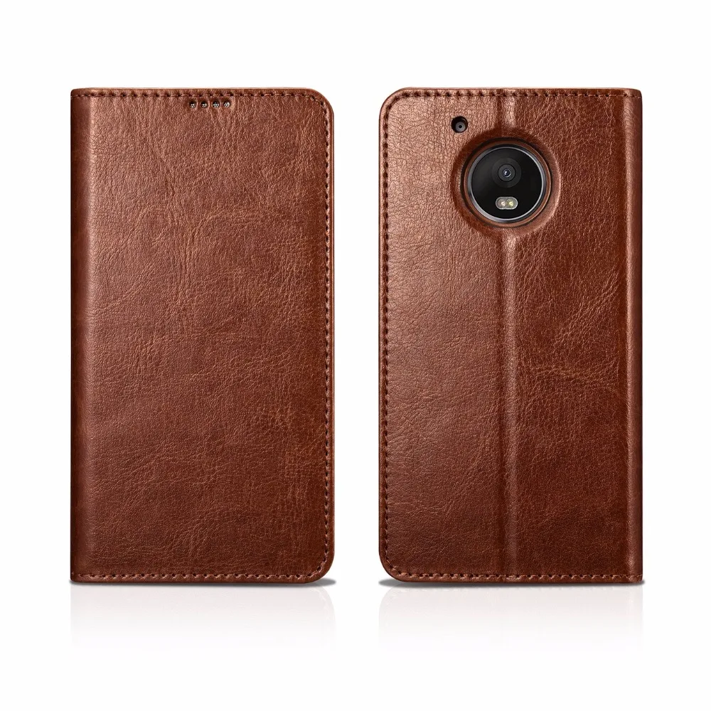 New for Motorola Moto G5 Plus Leather Phone Case Cover Brand Vintage Retro Card Holder Money Wallet Accessories |