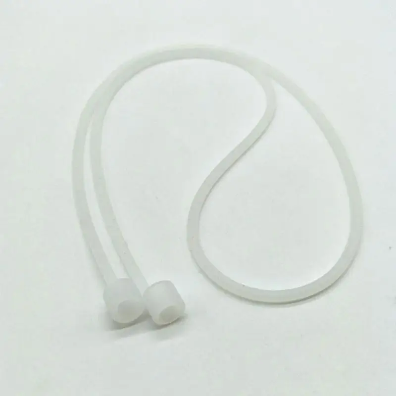 transparent 5 цветов анти-потери веревки Висячие шнурок для iPhone/гарнитура для airpods - Цвет: transparent