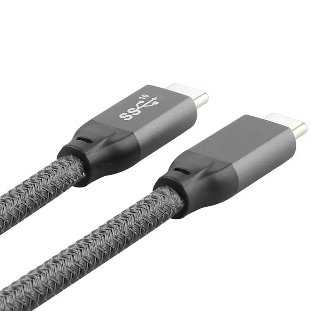 USB 3.1 Gen 2 Type C Male to Braided Cable Max 20 Gbps Data Transfer 5A Fast Charge 20V 100W Power Delivery with E-Marker | Компьютеры и