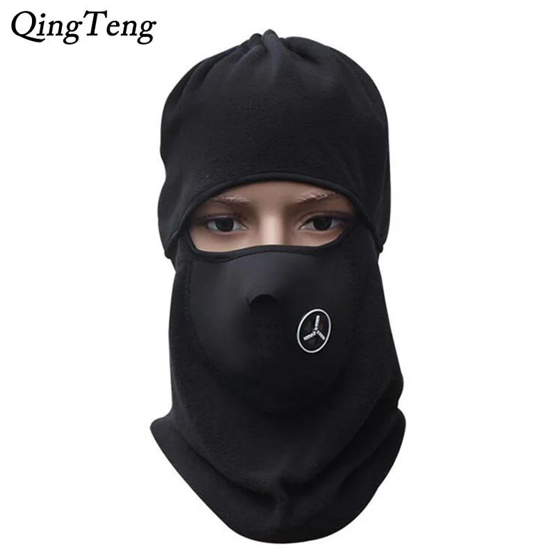 

Winter Balaclava Neoprene Face Mask Hat Male Windproof Full Face Beanie Hats For Men Neck Warmer Fleece Balaclava Motorcycle Cap
