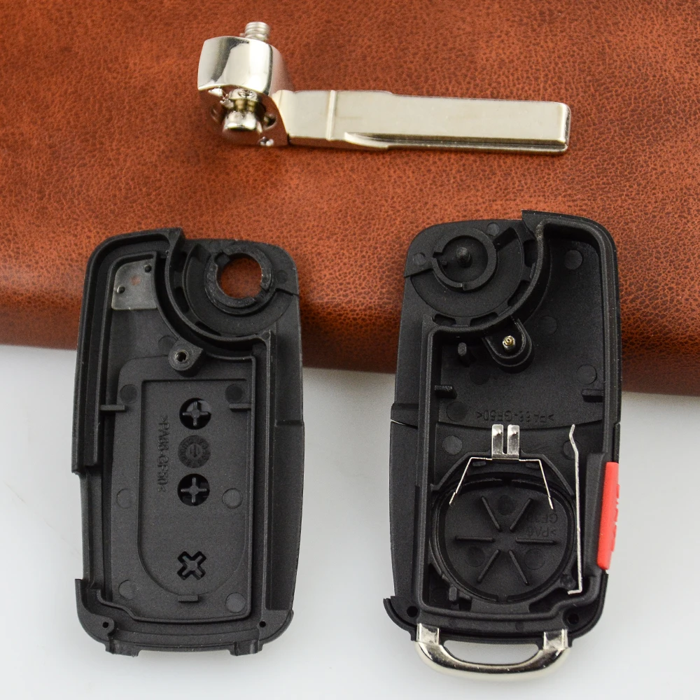 OkeyTech Флип складной пульт дистанционного ключа автомобиля чехол для AUDI A8 A8L 4