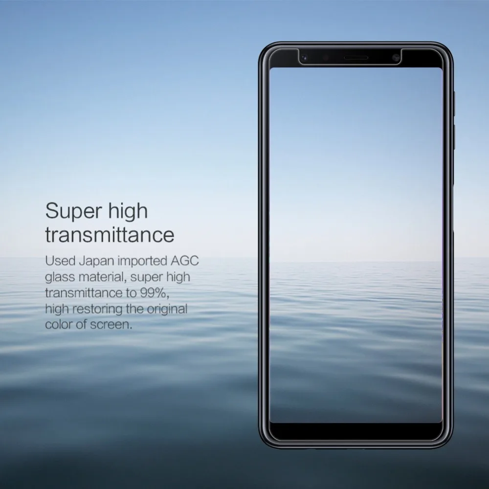 Защитное закаленное стекло NILLKIN Amazing H Nano 9H для samsung galaxy A7 2018|Защитные стёкла и