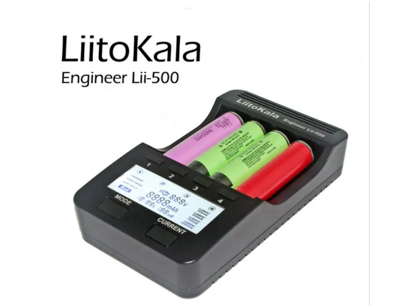 Liitokala Lii-500 зарядное устройство NiMH 3,7 V 3,85 V 26650 18350 16340 18650 18500 14500 AA AAA 1,2 V 5 V Выход умное зарядное устройство