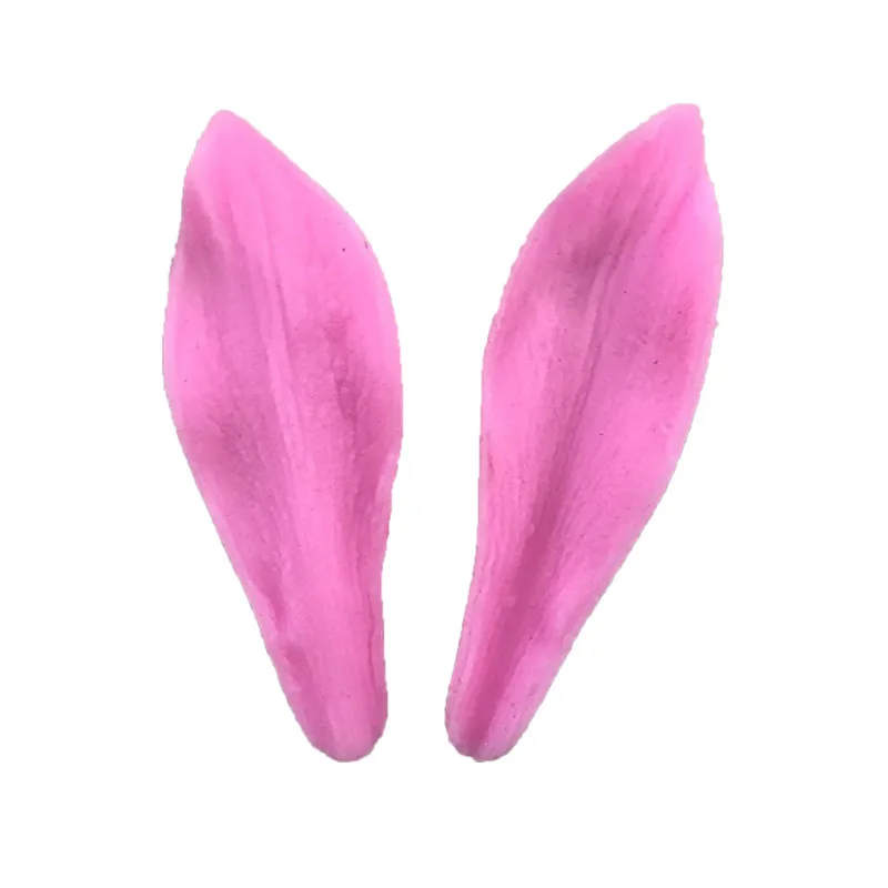 2 шт./компл. Лилия лепесток листик для торта силиконовая форма Цветок помадка