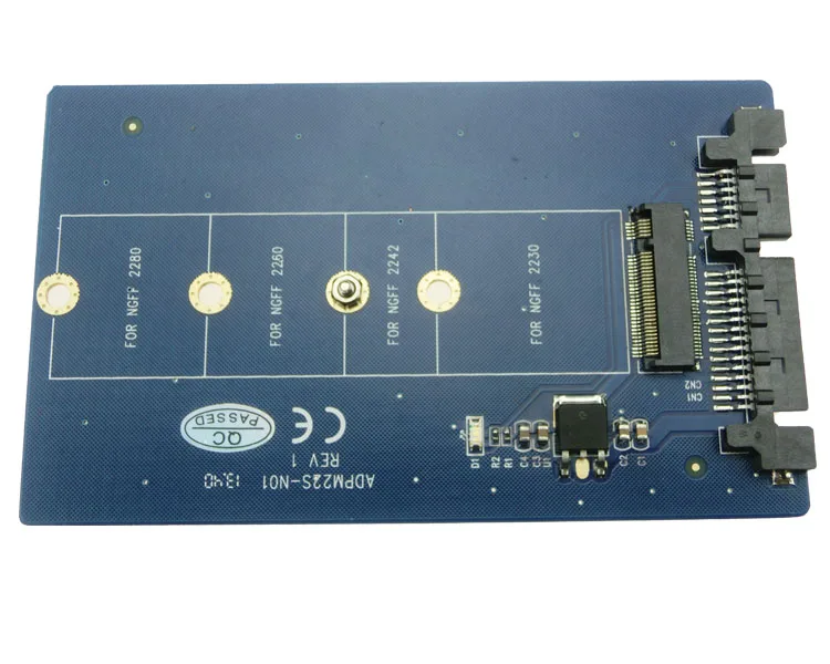 Быстрая бесплатная доставка для NGFF SSD на SATA адаптер карта M.2 интерфейс 2 5 дюймов