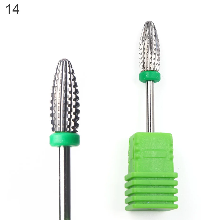 1pcs Cutter For Manicure Tungsten Carbide Burrs Nail Drill Bits Milling Machine Electric Rotary Nail Drill Accessories JI1014 - Цвет: 14