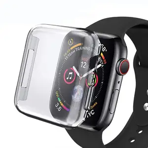 Ультратонкий жесткий экран для ПК Защитный чехол для Apple Watch Series 5432 Крышка Shell Защитная рамка для iWatch 42 38mm 44 40mm