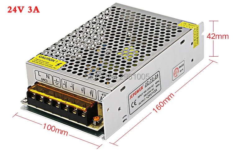 AC 110 220v постоянного тока до DC24V 1A 1.5A 2A 2.5A 3A 5A 6A 8.3A 10A 15A 16.5A 20A 25A 30A Светодиодные ленты импульсного источника питания Трансформаторы системы освещения