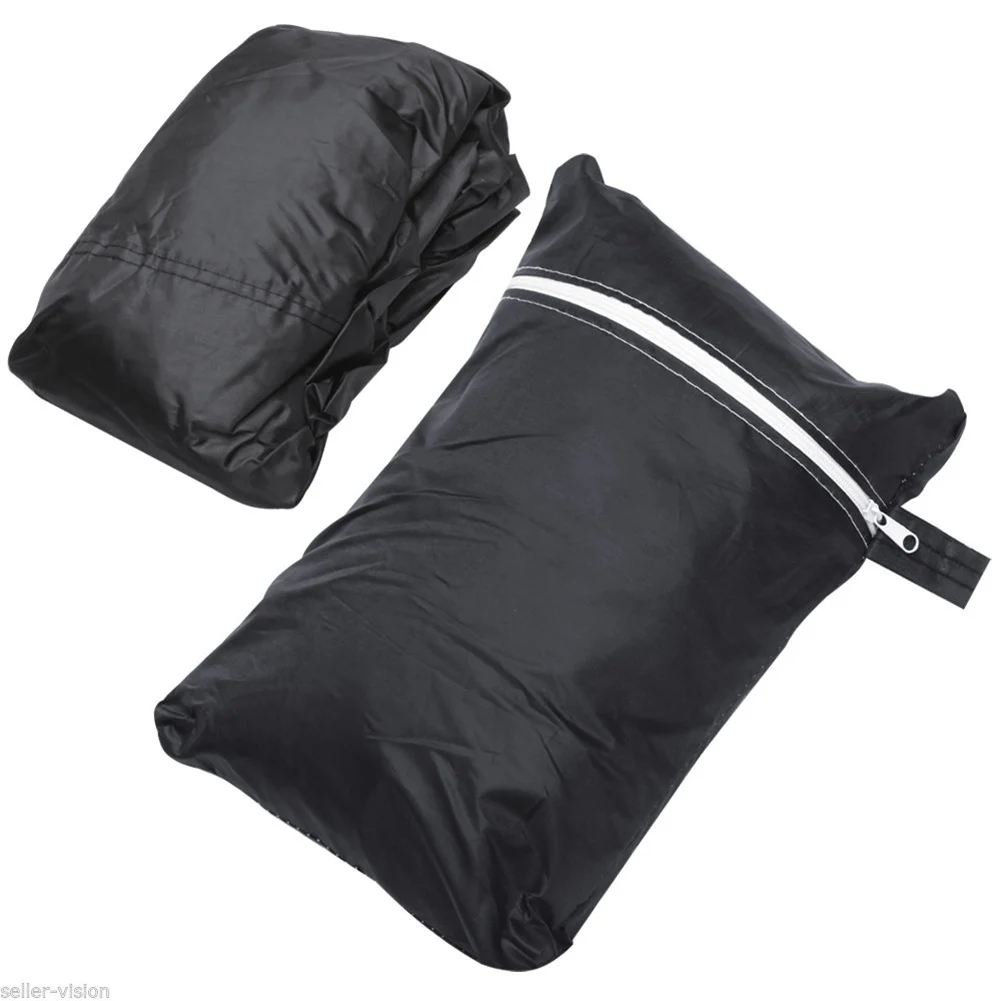 1Pcs Black Waterproof BBQ Grill Cover Outdoor Barbecue Anti Rain Dust Protector For Gas Charcoal Electric | Дом и сад