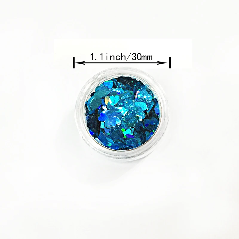 Тонкая лазерная вспышка в форме сердца 1 коробка материал-эпоксидная форма для